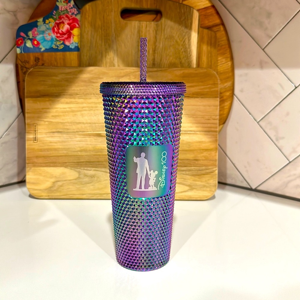 Iridescent Disney 100 yr anniversary X Starbucks tumbler cup